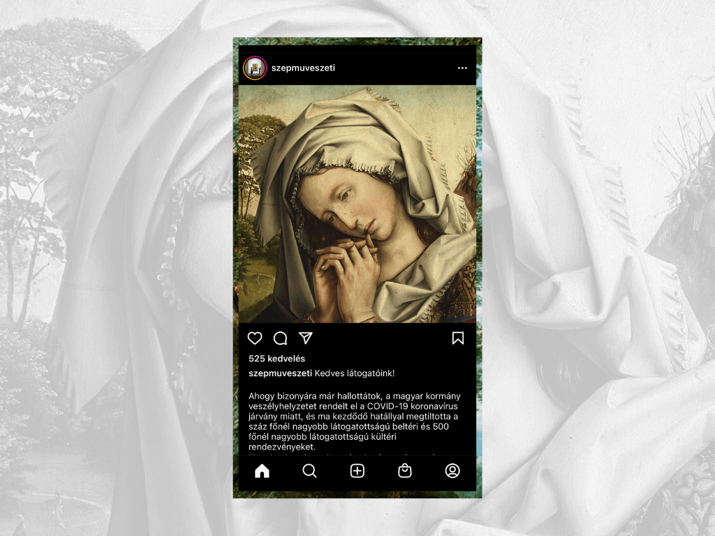 Szépművészeti Múzeum a közösségi médiában - Instagram